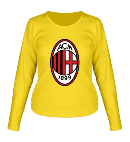 Купить женский лонгслив FC Milan Emblem