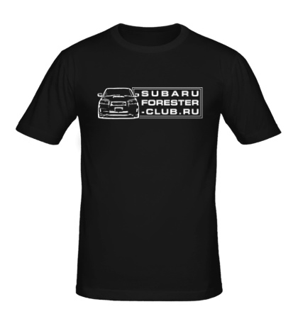Купить мужскую футболку Subaru Forester Club