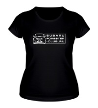 Женская футболка Subaru Forester Club