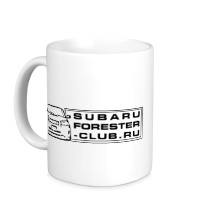 Керамическая кружка Subaru Forester Club