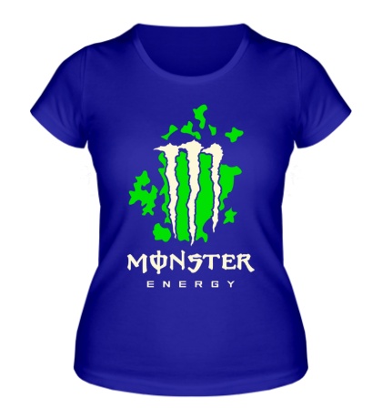 Купить женскую футболку Monster Energy Glow