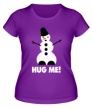 Женская футболка «Snowman: Hug me» - Фото 1