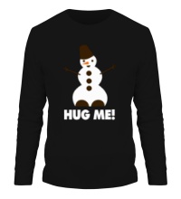 Мужской лонгслив Snowman: Hug me