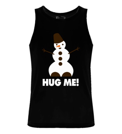 Мужская майка Snowman: Hug me