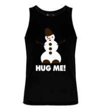 Мужская майка Snowman: Hug me