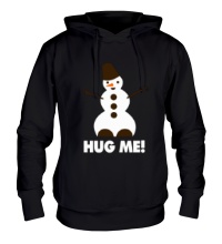 Толстовка с капюшоном Snowman: Hug me
