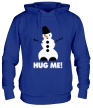 Толстовка с капюшоном «Snowman: Hug me» - Фото 1