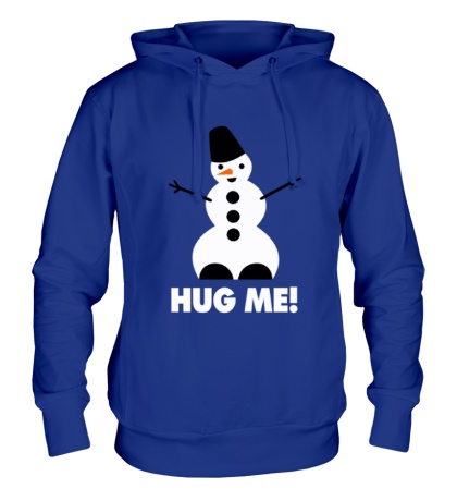 Купить толстовку с капюшоном Snowman: Hug me