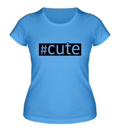 Женская футболка «Cute»