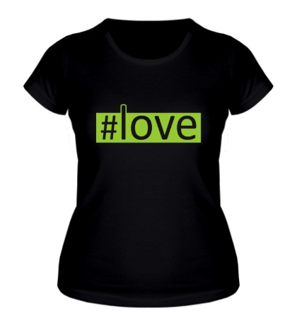 Купить женскую футболку Love
