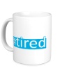 Керамическая кружка «Tired» - Фото 1