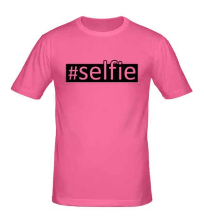Купить мужскую футболку Selfie