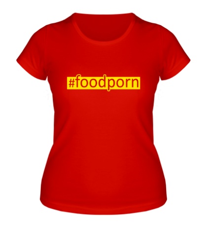 Женская футболка Foodporn