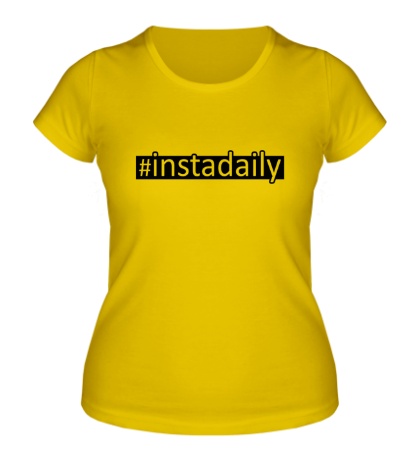 Женская футболка Instadaily