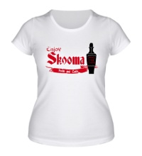 Женская футболка Enjoy skooma: Fresh Drink