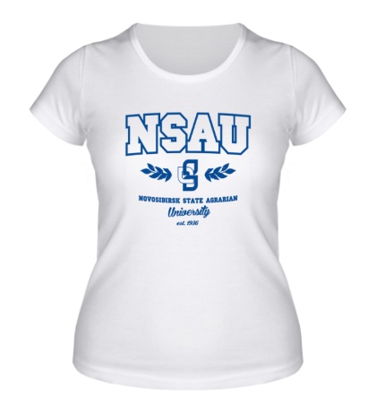 Женская футболка НГАУ Университет