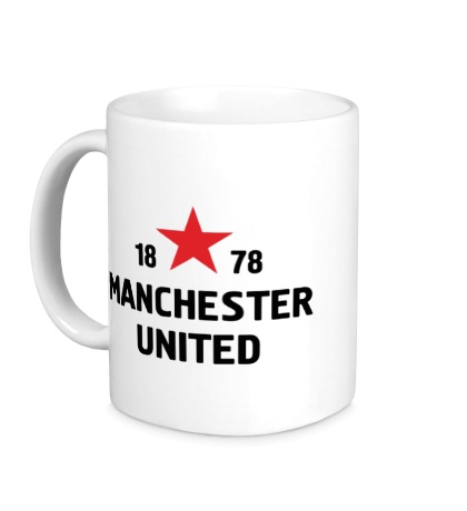 Керамическая кружка FC Manchester United Sign