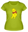 Женская футболка «Радостный Винни Пух» - Фото 1