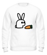 Свитшот «Заяц и морковка» - Фото 1