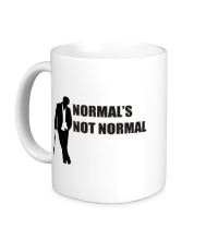 Керамическая кружка Normals not normal
