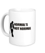 Керамическая кружка «Normals not normal» - Фото 1