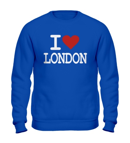 Свитшот «I Love London»