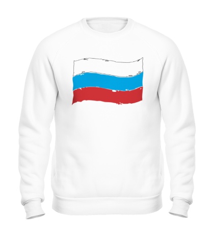 Свитшот Российский флаг