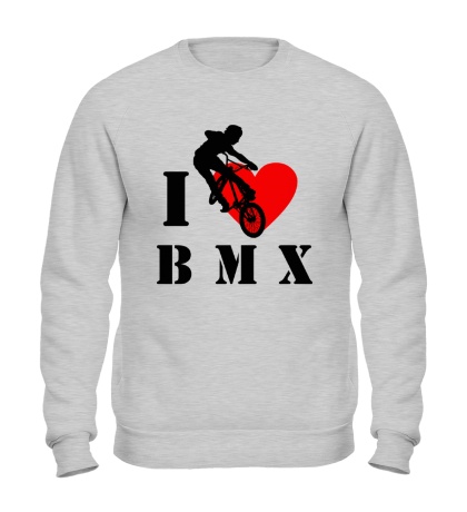 Свитшот «I love BMX»