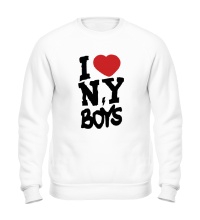 Свитшот I love New York Boys