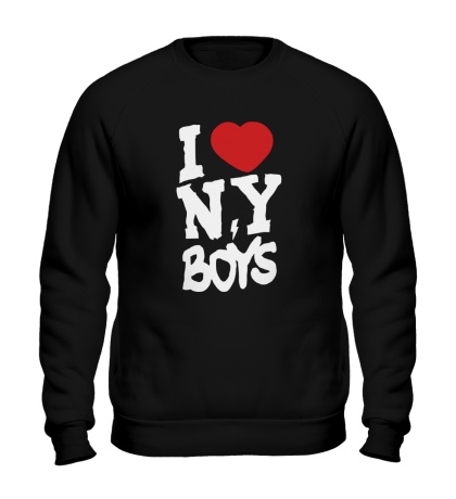 Свитшот I love New York Boys