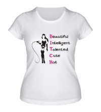 Женская футболка B.I.T.C.H