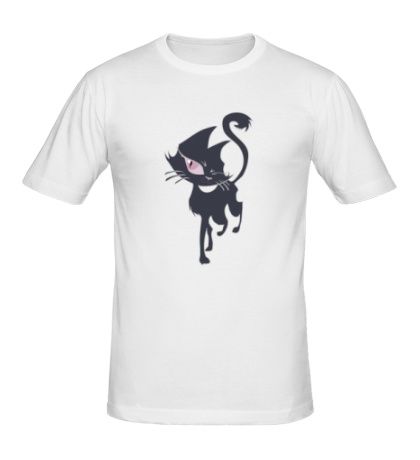 Мужская футболка Cat