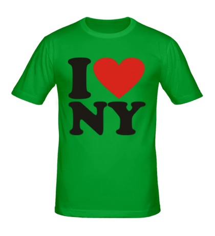 Мужская футболка I love NY