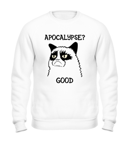 Свитшот «Apocalypse? good Апокалипсис? хорошо»