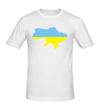 Мужская футболка Карта Украины