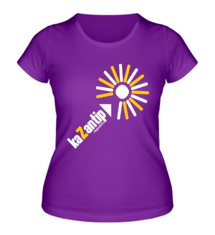 Женская футболка Kazantip Republic