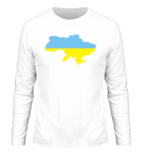 Мужской лонгслив Карта Украины