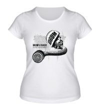 Женская футболка DnB music revolution
