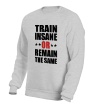 Свитшот «Train insane or remain the same» - Фото 10