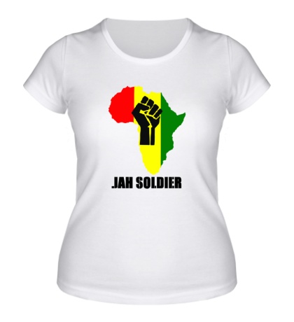 Женская футболка «Jah Soldier»