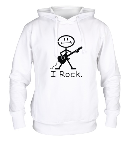 Толстовка с капюшоном «I Rock»