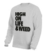 Свитшот «High on Life & Weed» - Фото 10