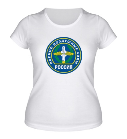 Женская футболка «ВВС России»