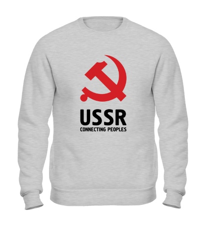 Свитшот USSR: Connecting Peoples