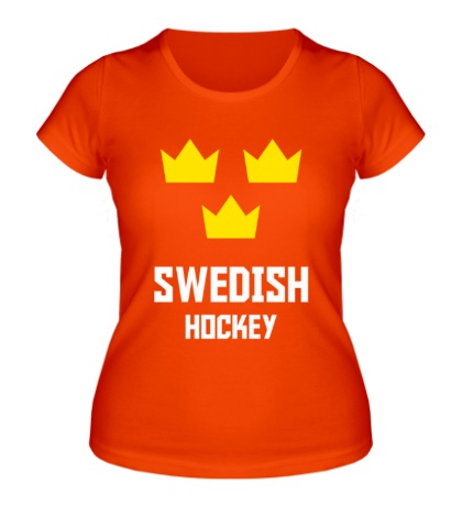 Купить женскую футболку Swedish Hockey