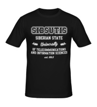 Мужская футболка СибГУТИ Университет