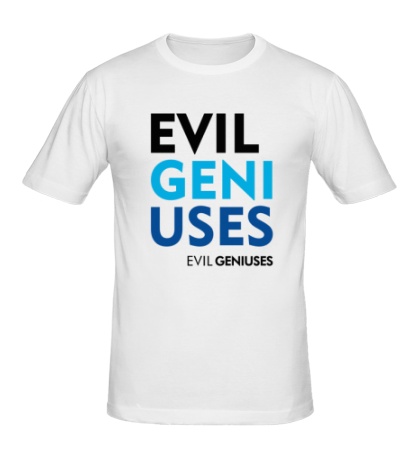 Мужская футболка Evil Geniuses Text