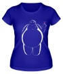 Женская футболка «Беймакс с леденцом» - Фото 1