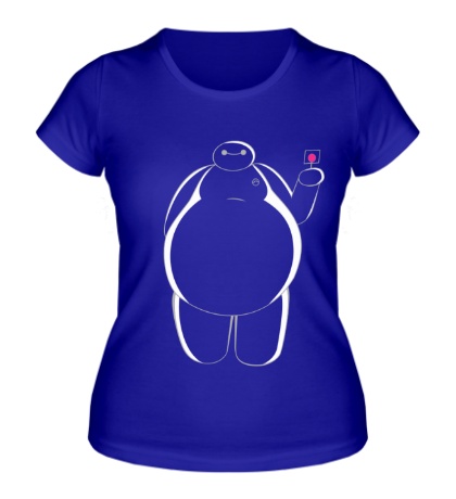 Женская футболка Беймакс с леденцом
