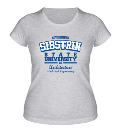 Женская футболка «СИБСТРИН Университет»